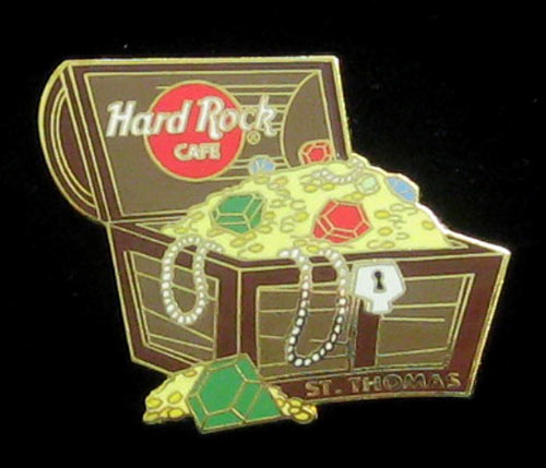 St. Thomas U.S. Virgin Islands 2000 Hard Rock Cafe Pin