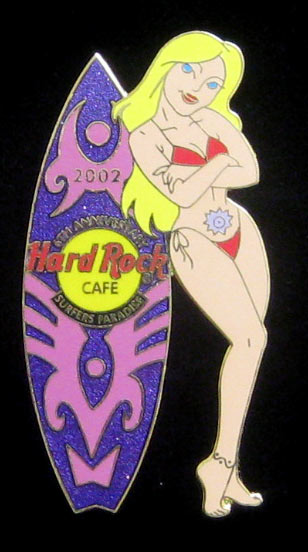 Surfers Paradise Gold Coast Australia 2002 Hard Rock Cafe Pin