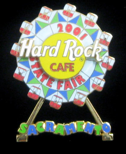 Sacramento California State Fair 2001 Hard Rock Cafe Pin