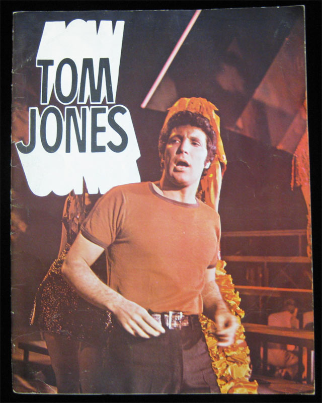 Tom Jones 1969-70 Tour Concert Program
