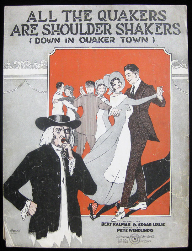 All the Quakers are Shoulder Shakers Sheet Music