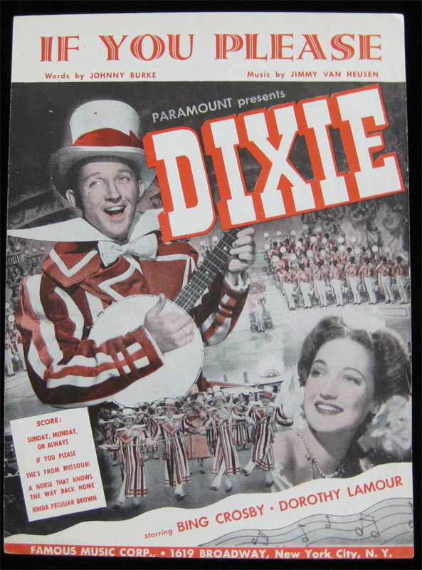 If You Please (from Dixie) Sheet Music