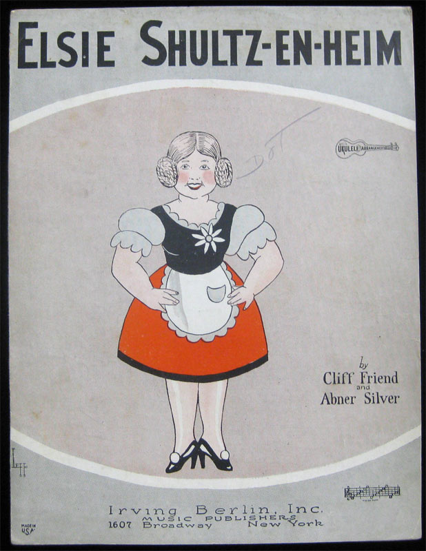 Elsie Shultz-en-heim Sheet Music