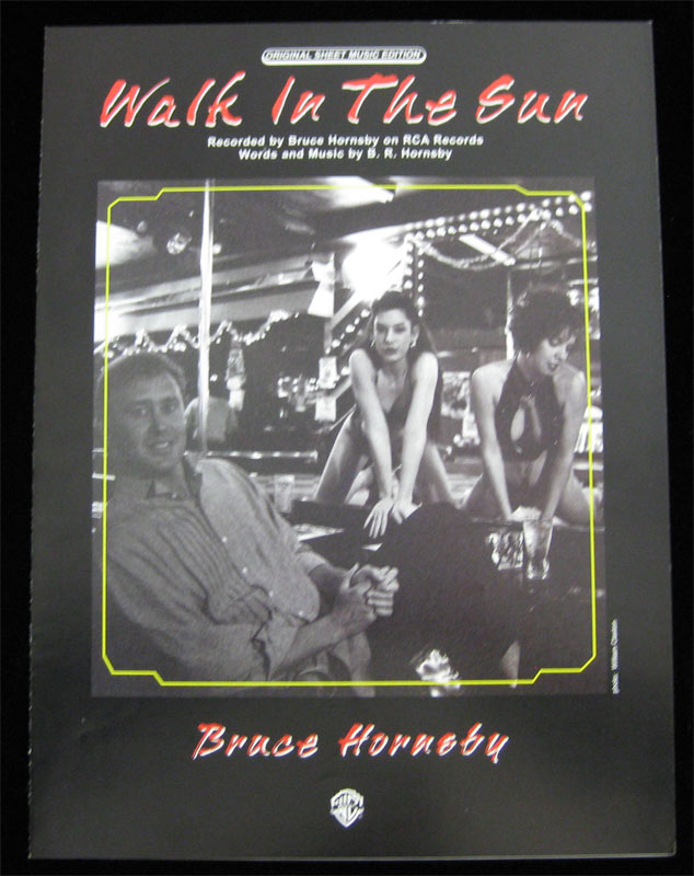 Bruce Hornsby Walk In The Sun 1995 Sheet Music