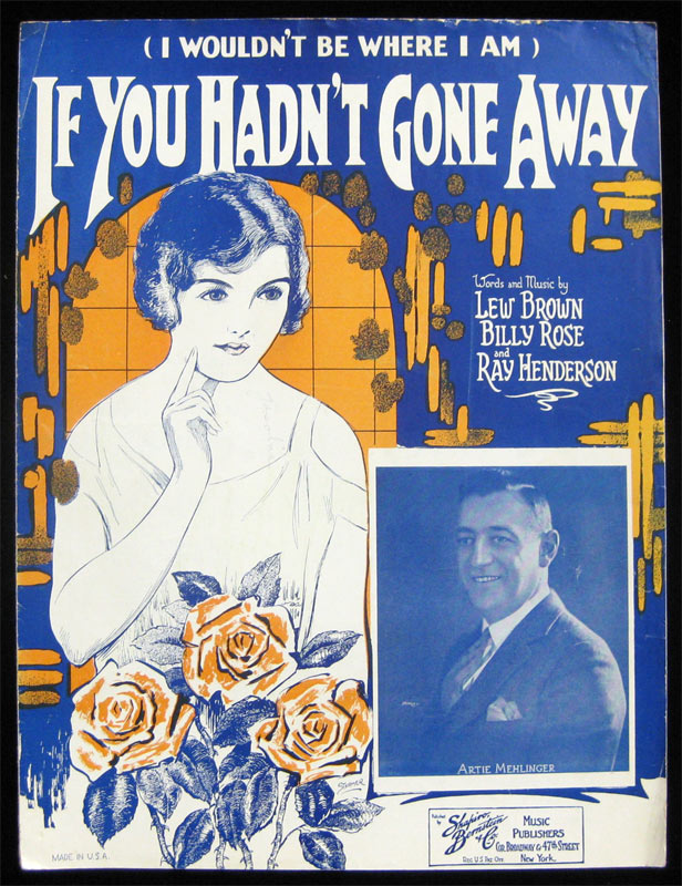 If You Hadn't Gone Away Sheet Music