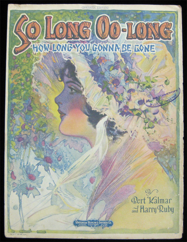 So Long Oo-Long How Long You Gonna Be Gone Sheet Music