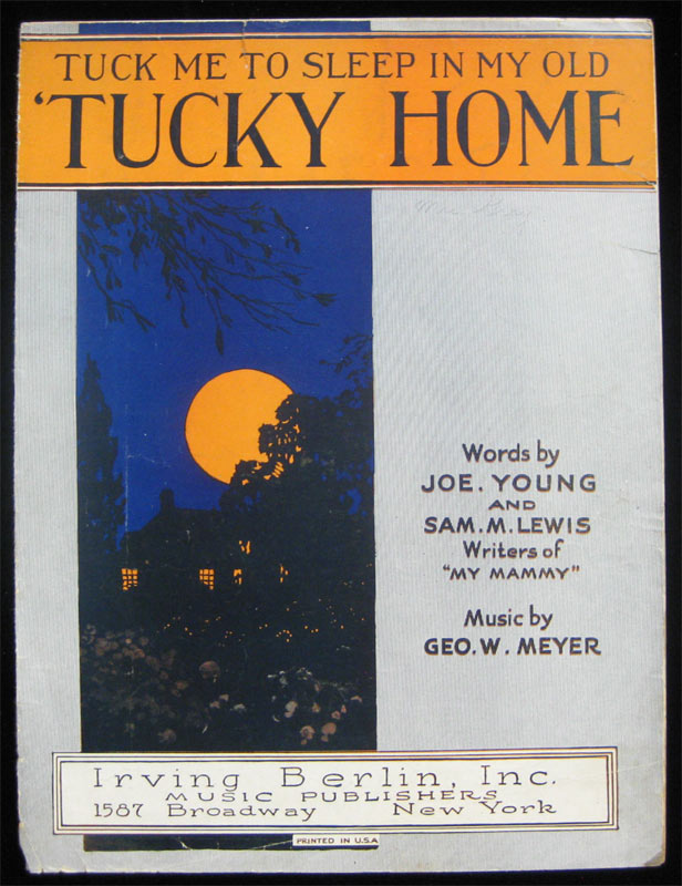 Tuck Me to Sleep in My Old Tucky Home Sheet Music