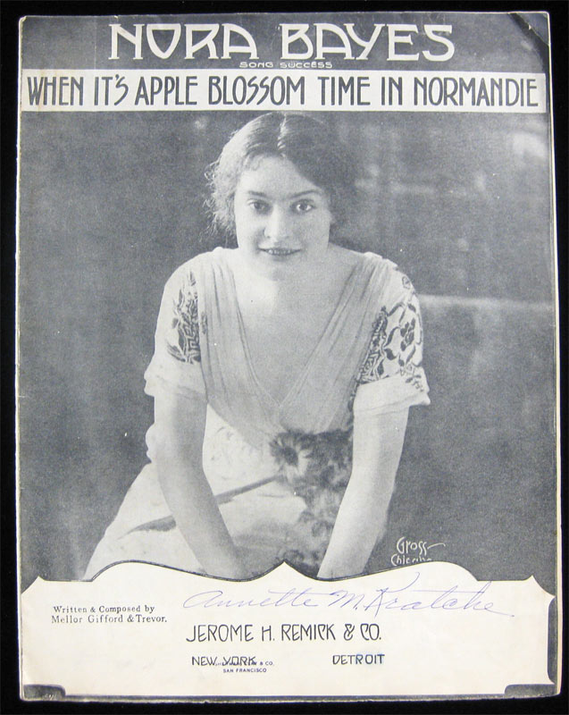 When Its Apple Blossom Time in Normandie Sheet Music