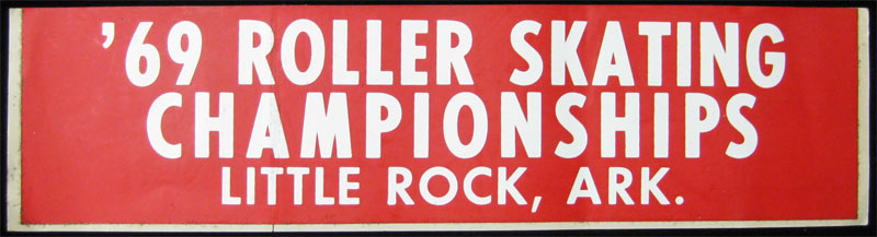 1969 Roller Skating Championships Bumper Sticker