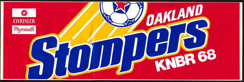 Oakland Stompers KNBR Bumper Sticker