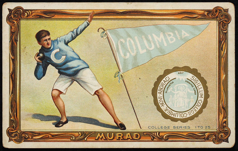 Murad T6 Columbia Shot Put Cabinet Card