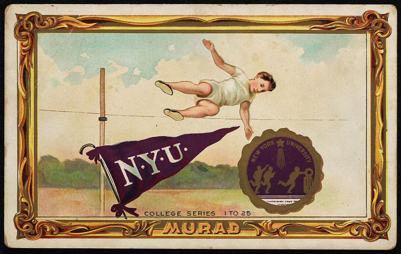 Murad T6 NYU New York University High Jump Cabinet Card