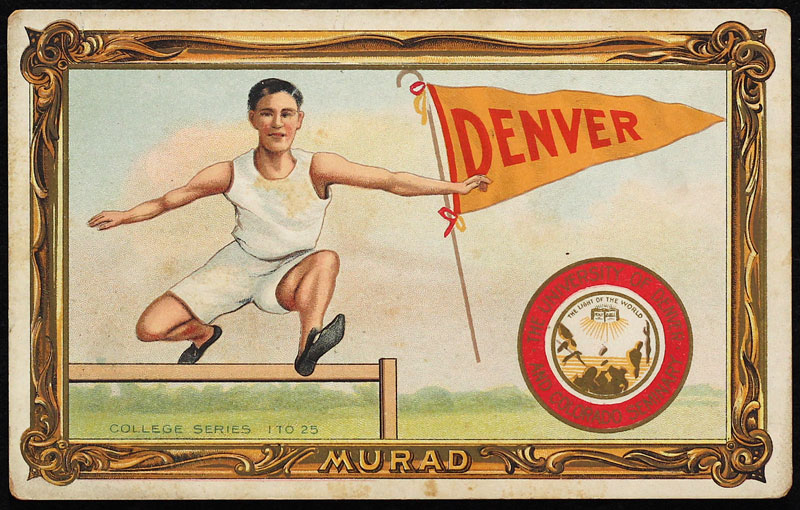 Murad T6 Denver Track Running Hurdles Cabinet Card