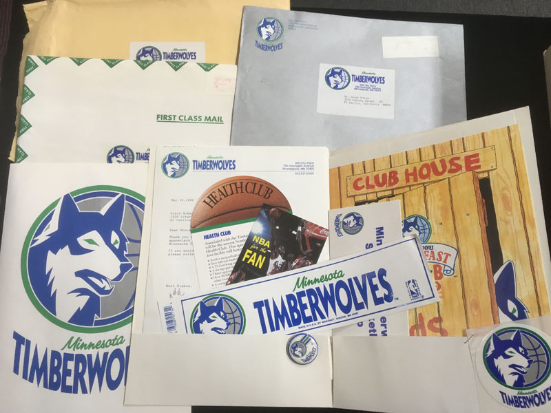 Minnesota Timberwolves Expansion 1st Year Promo Pro Basketball Schedule