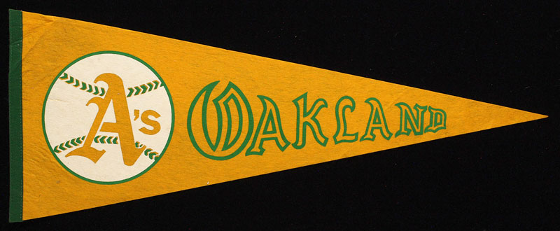 Oakland A's 1970's Pennant Pennant