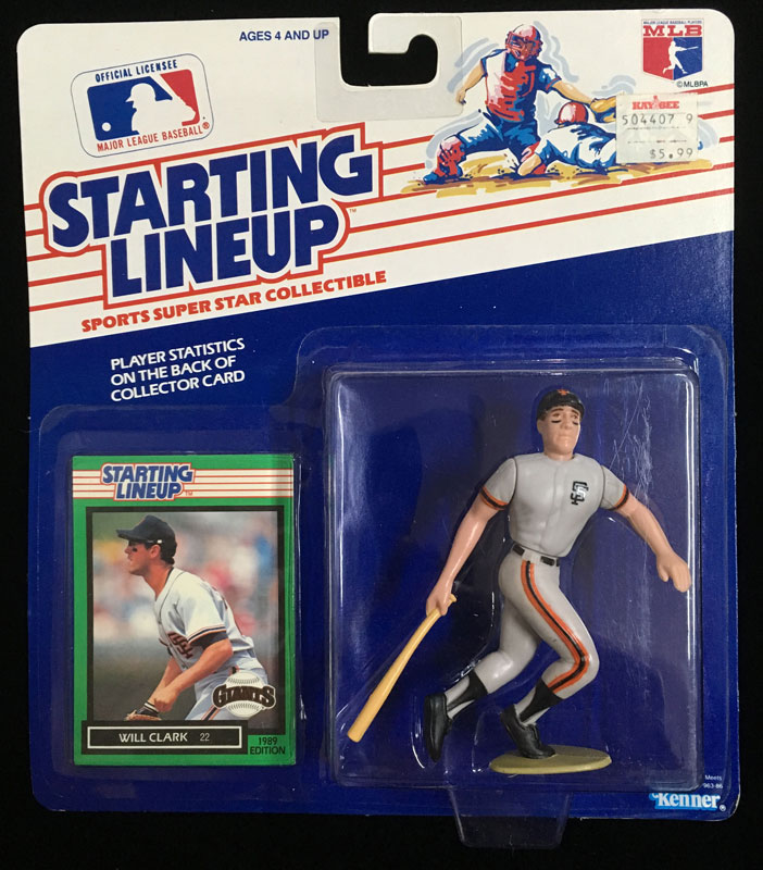 Starting Lineup Will Clark 1989 San Francisco Giants Action Figure / Toy
