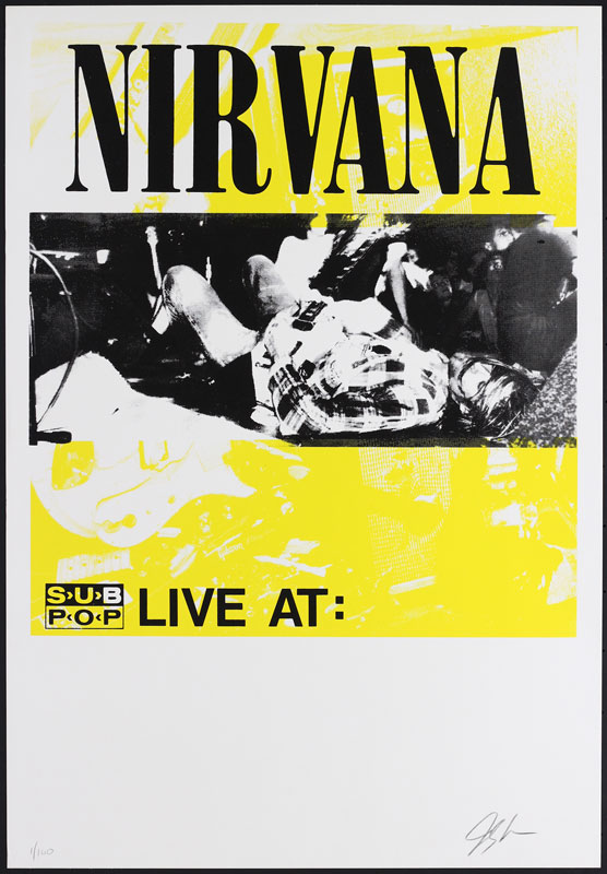 Nirvana Sub Pop Tour Poster