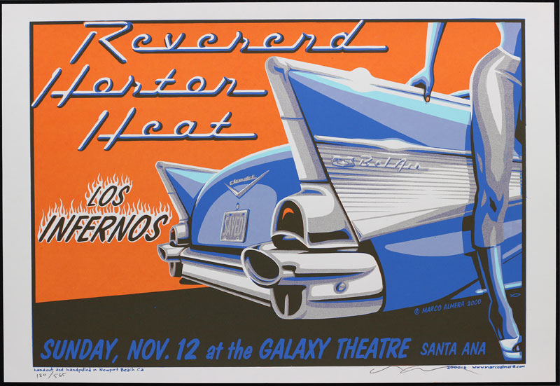 Marco Almera Reverend Horton Heat Poster