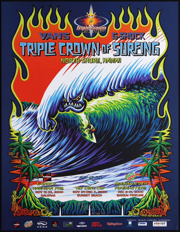 Marco Almera  Triple Crown Of Surfing Poster