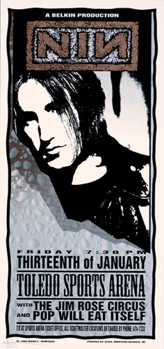 Mark Arminski Nine Inch Nails Poster