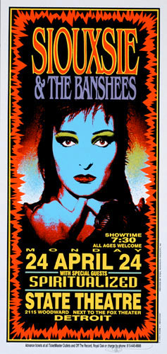 Mark Arminski Siouxsie & The Banshees Poster