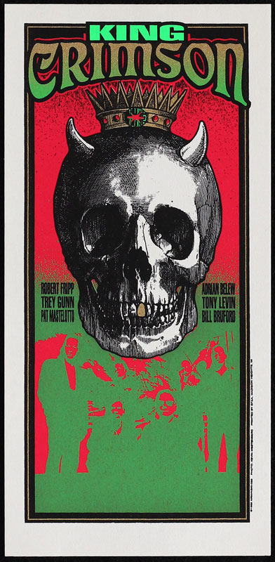 Mark Arminski King Crimson Handbill
