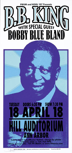 Mark Arminski B.B. King Handbill