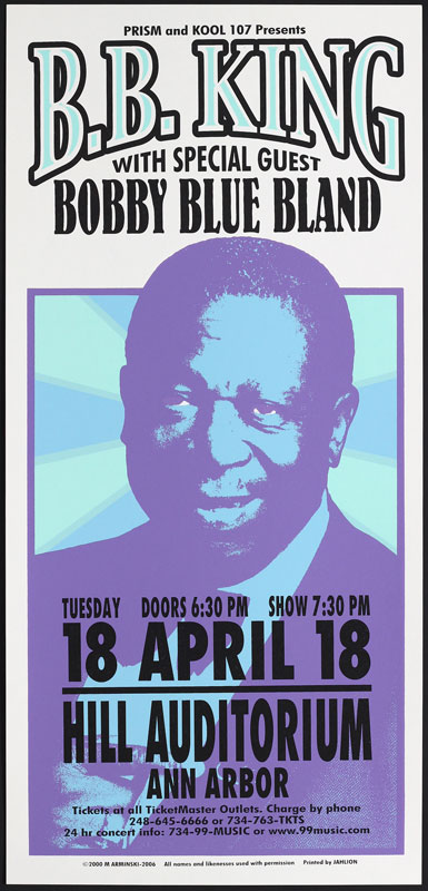 Mark Arminski B.B. King Poster