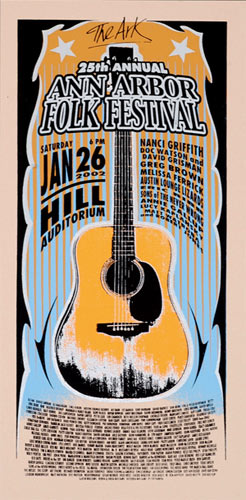 Mark Arminski Ann Arbor Folk Festival Handbill