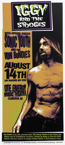Mark Arminski Iggy And The Stooges Handbill