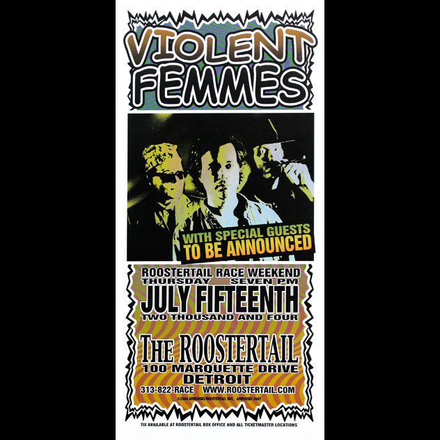 Mark Arminski Violent Femmes Handbill