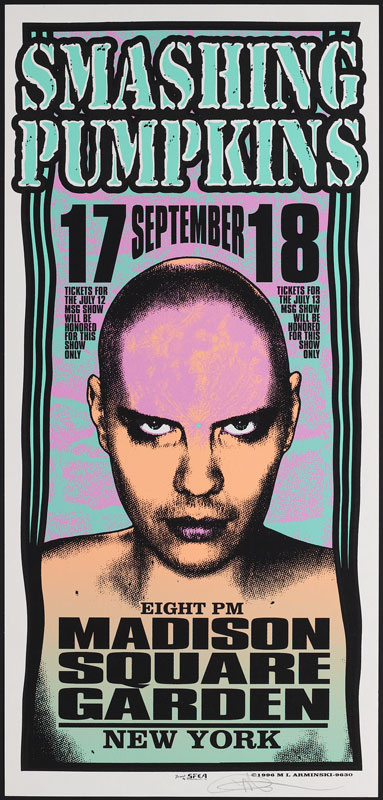 Mark Arminski Smashing Pumpkins Poster