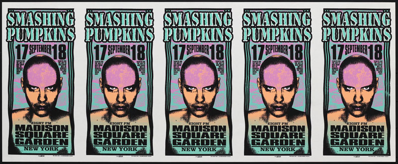 Mark Arminski Smashing Pumpkins Uncut Handbill Sheet