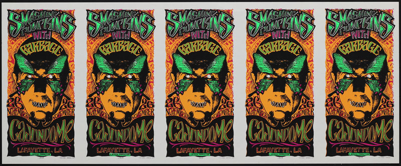 Mark Arminski Smashing Pumpkins Uncut Handbill Sheet