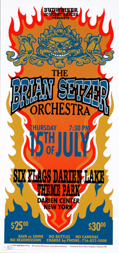 Mark Arminski Brian Setzer Orchestra Handbill