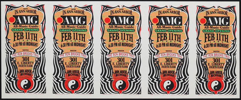 Mark Arminski AMG - All Music Guide Uncut Handbill Sheet