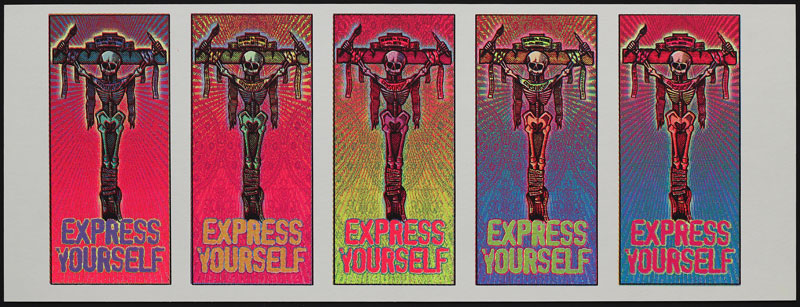 Mark Arminski Express Yourself Uncut Handbill Sheet