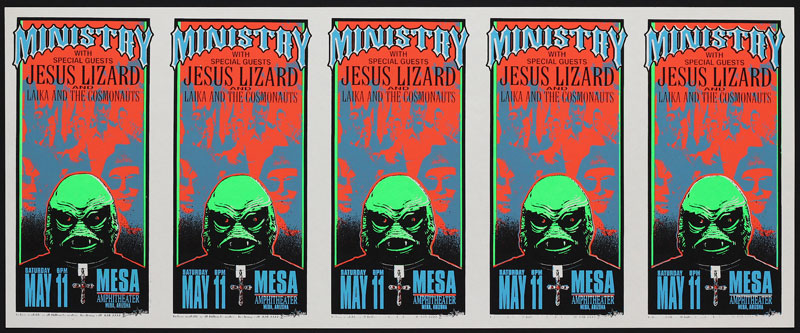 Mark Arminski Ministry - Jesus Lizard Uncut Handbill Sheet