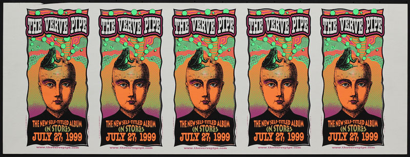 Mark Arminski The Verve Pipe - Self-Titled Album Release Promo Uncut Handbill Sheet