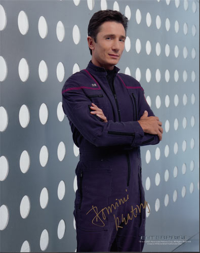 Dominic Keating as Malcolm Reed of Star Trek: Enterprise Autographed Photo