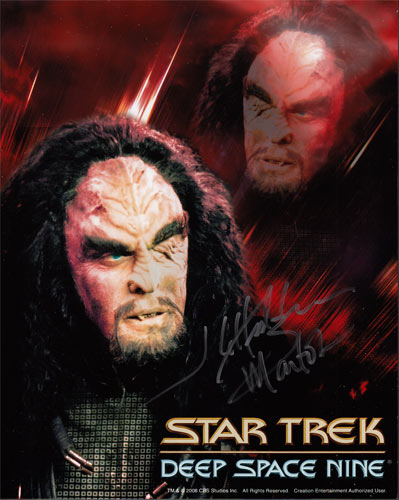 JG Hertzler as Martok of Star Trek: Deep Space Nine Autographed Photo