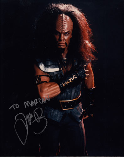Todd Bryant as Captain Klaa of Star Trek V: The Final Frontier  Autographed Photo