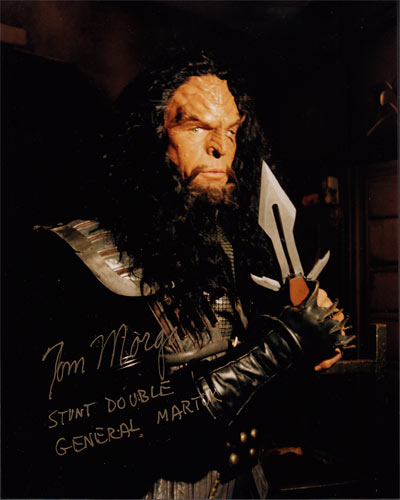 Tom Morga as Stunt Double for General Martok of Star Trek: The Motion Picture Autographed Photo