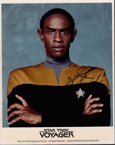 Tim Russ as Tuvok of Star Trek: Voyager Autographed Photo