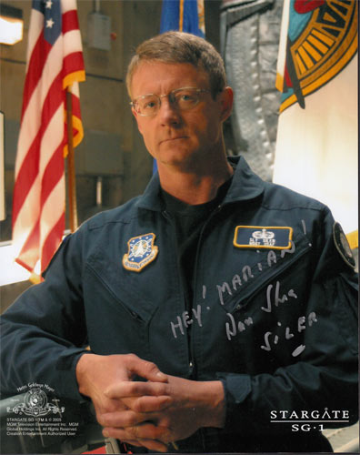 Stunt Coordinator Dan Shea as Sergeant Sylvester Siler of Stargate SG-1 Autographed Photo