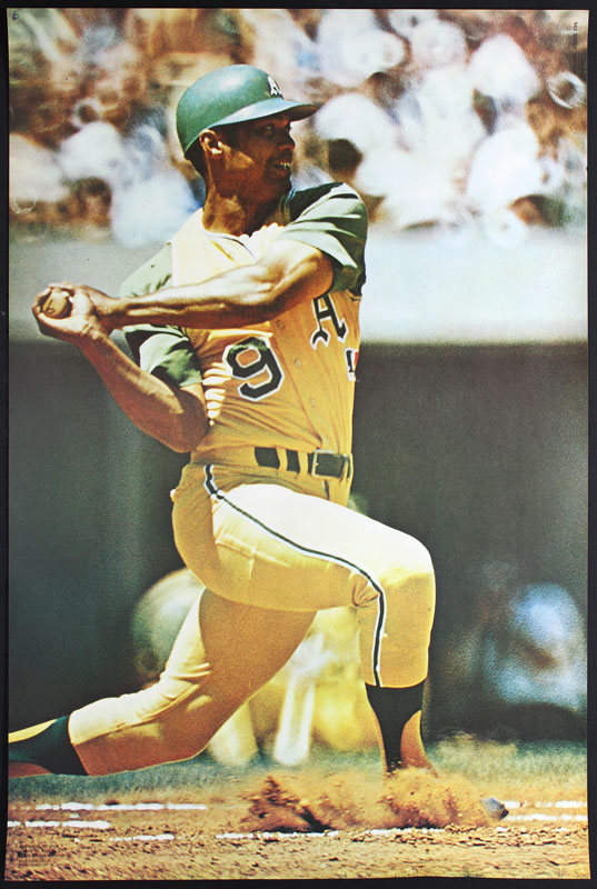 Photographer: Fred Kaplan Reggie Jackson 1969 Oakland A's Athletics Baseball Poster