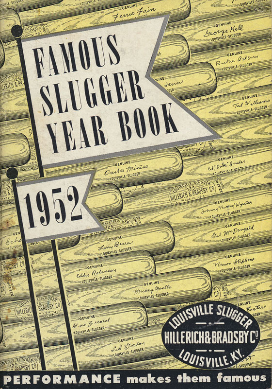 1952 Famous Slugger Baseball Yearbook