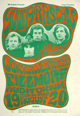 BG # 24-3 Young Rascals Fillmore Poster BG24