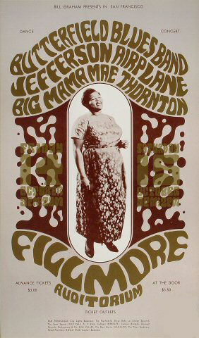 BG # 31-3 Butterfield Blues Band Fillmore Poster BG31