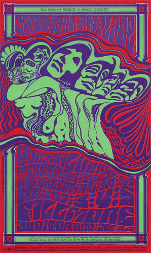 BG # 48-2 Jefferson Airplane Fillmore Poster BG48